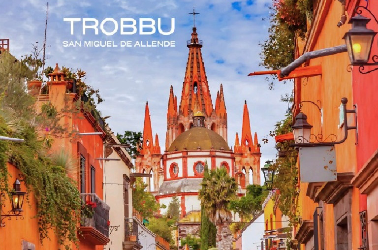 Portada del desarrollo TROBBU San Miguel de Allende, Guanajuato, México